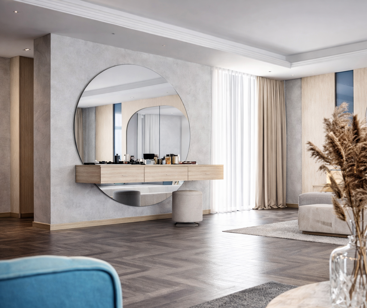 Private Villa Saadiyat Island bedroom design